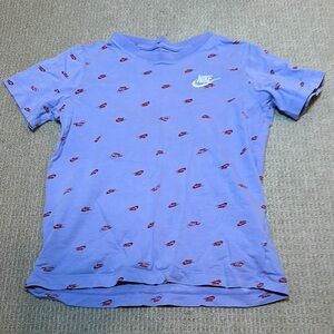 Nike Kids Purple T-Shirt with Red Accents
